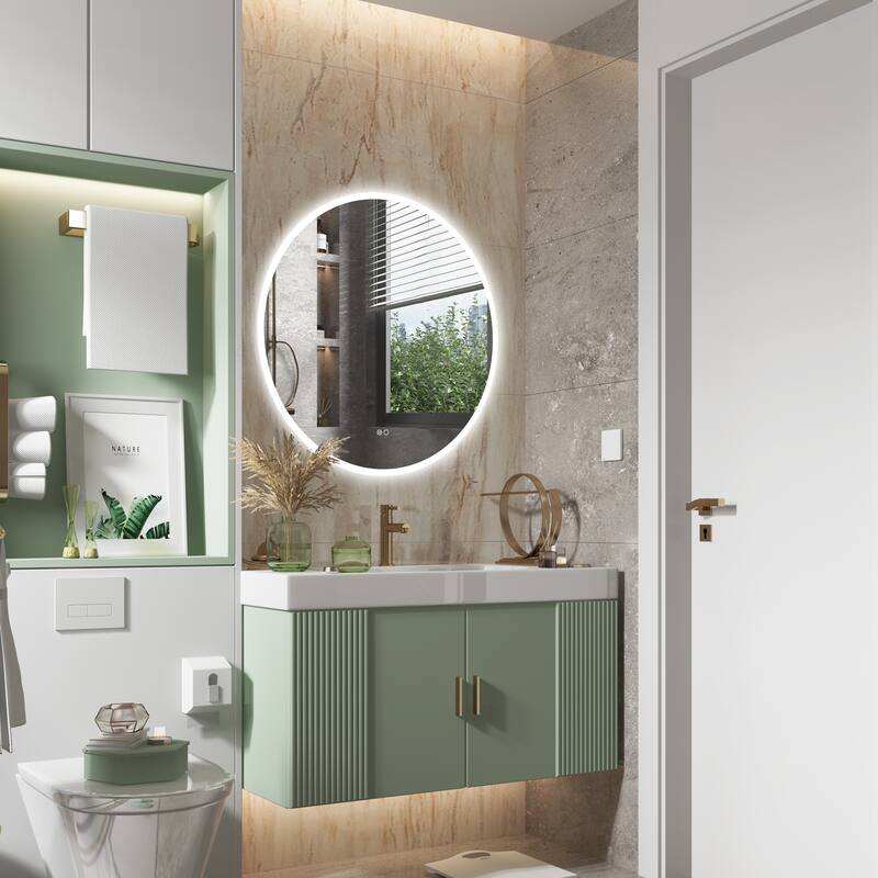 Modern Wall Mounted LED Bathroom mirror
