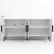 preview thumbnail 9 of 7, Chic Elegance 63" White European-Style Accent Buffet Sideboard Cabinet - 63" in Width