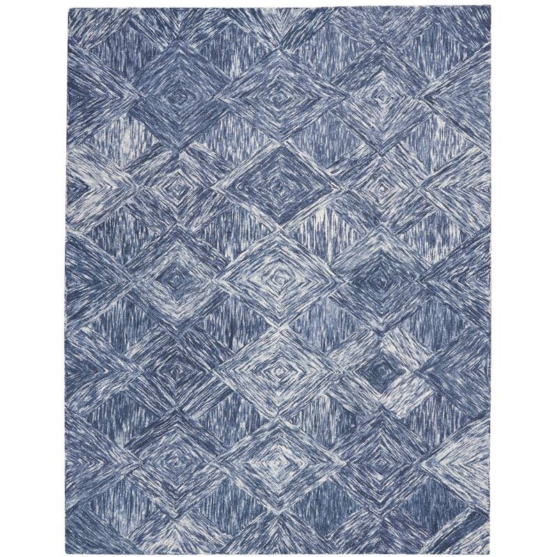 Cohut Power Loomed Geometric Modern Soft Area Rug By HomeRoots - 126' X '96' X '0.5