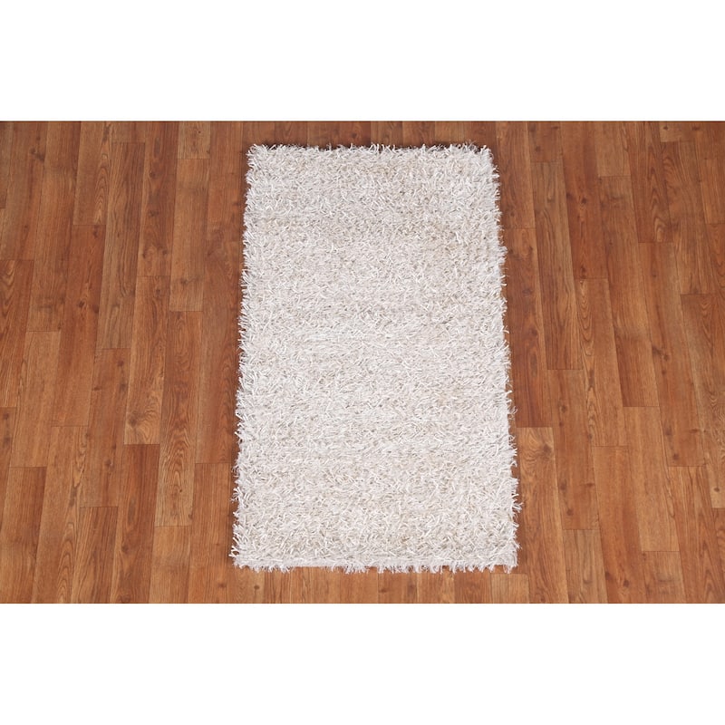 Abstract Contemporary Shaggy Oriental Home Decor Rug Bedroom Carpet - 2'0" x 3'8"