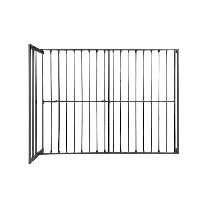 Heavy Duty Metal Platform Bed, Queen Size Steel Slat Bed Frame with Headboard