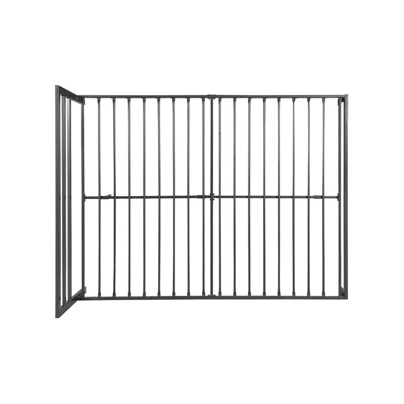 Queen Size Metal Bed Frame with Headboard, Sturdy Steel Structure, Easy Assembly, Under Bed Storage, No Box Spring Needed