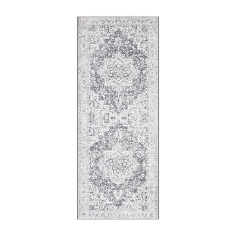 Mcow Serenity Collection Machine Washable Non-Slip Area Rug