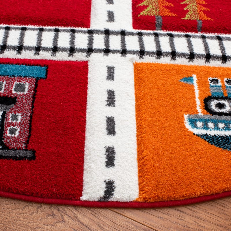 SAFAVIEH Carousel Kids Koika Neighborhood Road Rug