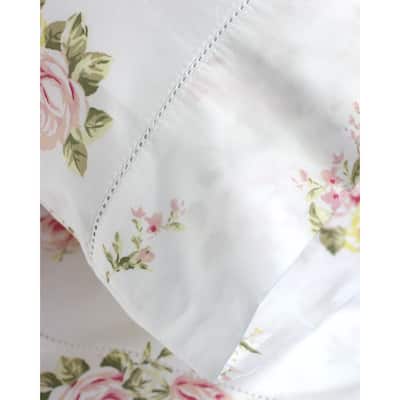 Printed Floral Design Cotton Collection Sheet Set and Pillowcases