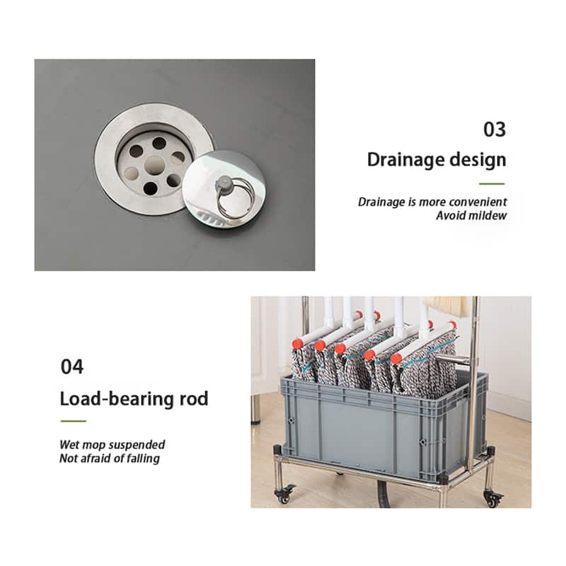 Movable Mop Bucket Set