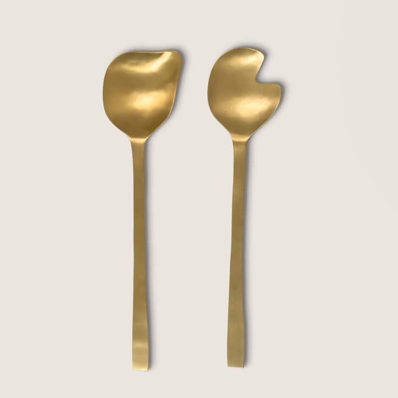 Salad Server Gold In Gift Pack - Gold