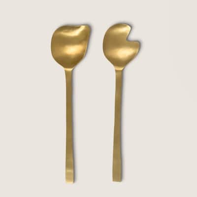 Salad Server Gold In Gift Pack - Gold