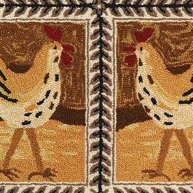 SAFAVIEH Handmade Chelsea Shawnee French Country Wool Rug