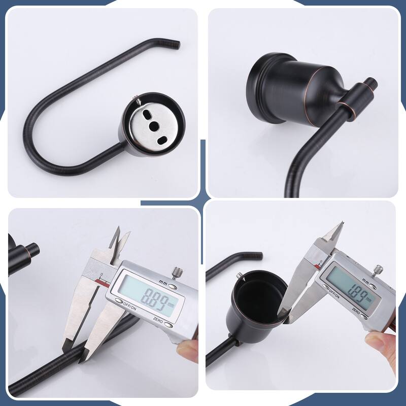 WOWOW Wall-Mounted Stainless Steel Bathroom Toilet Paper Holder