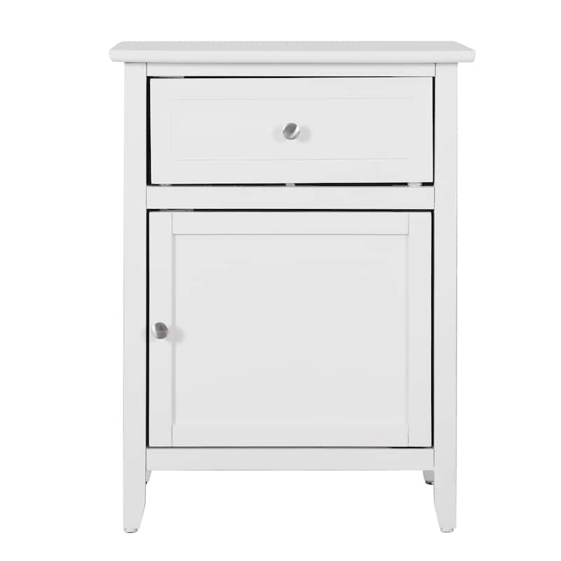 Glory Furniture Izzy G1410-N-00 1 Drawer /1 Door Nightstand , Cherry