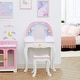 preview thumbnail 2 of 10, Fantasy Fields - Little Dreamer Rainbow Medium Kids Vanity