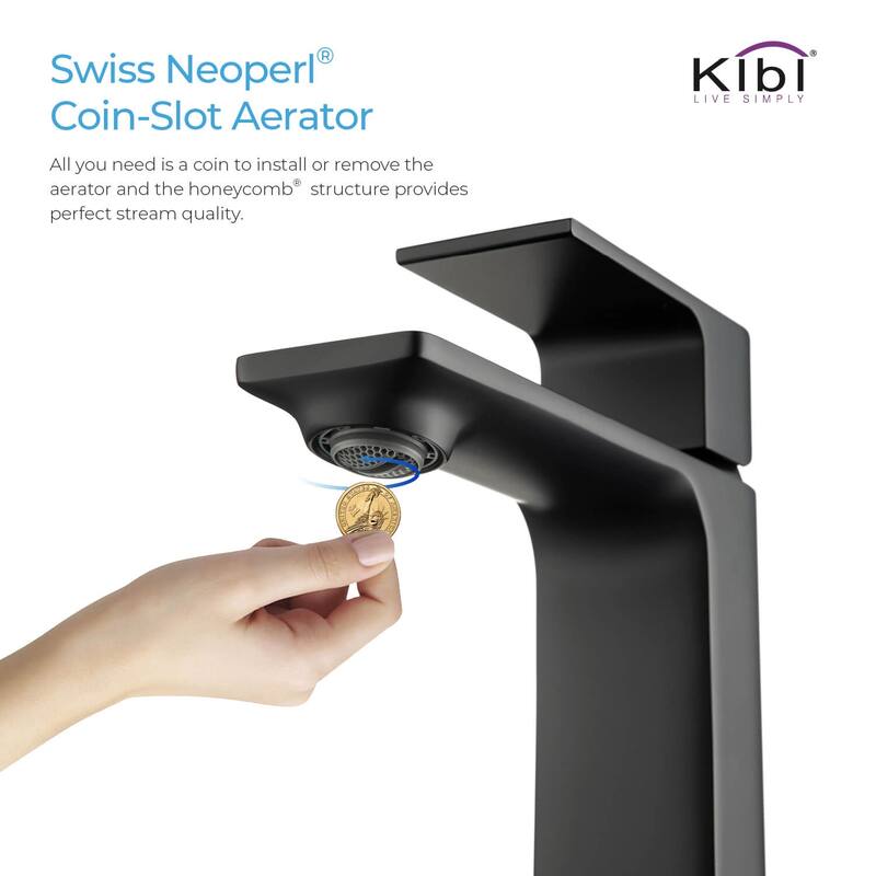 Lead-free Solid Brass Single Handle Bathroom Vanity Faucet with Hose
