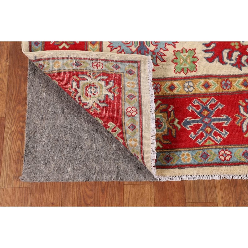 Kazak Area Rug Handmade Traditional Wool Carpet - 4'9" x 6'10"