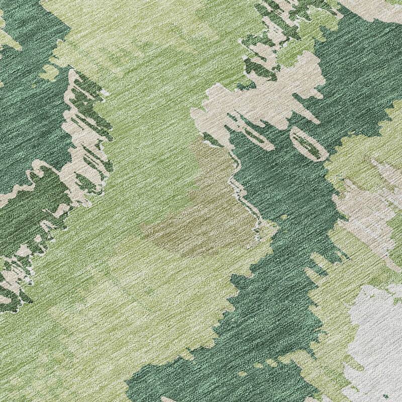 HomeRoots Abstract Transitional Rectangle Outdoor Rug
