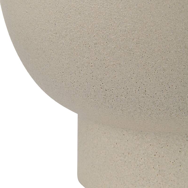 Renwil Lamoureux Indoor Ceramic Vase, Textured Matte Ivory