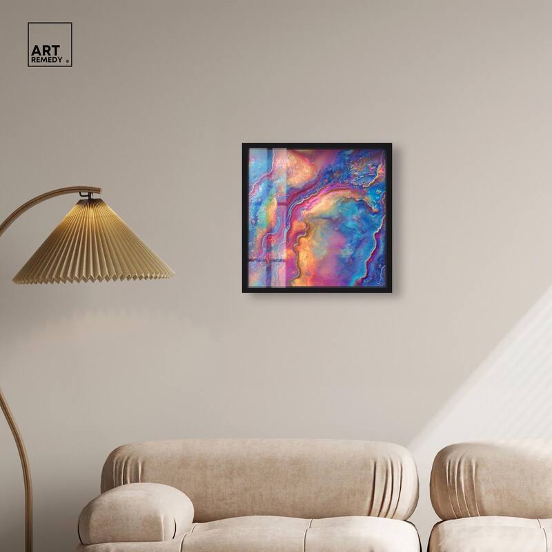 Glittering Spectrum II Shadowbox by Art Remedy