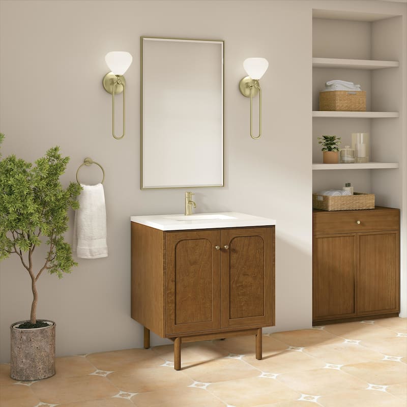 James Martin Vanities 545-V30-1WZ Laurent 30" Single Basin Poplar Wood