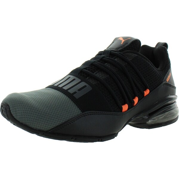 puma black casual shoes