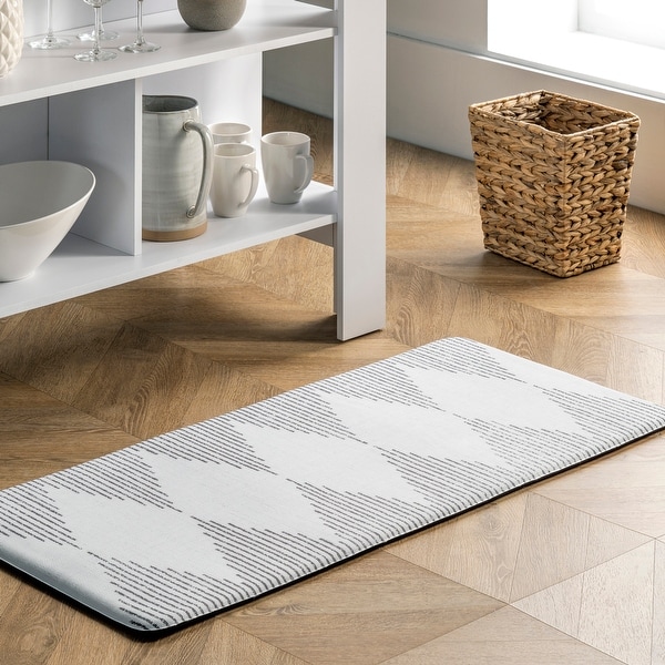 Beverly Rug Non Slip Washable Kitchen Rugs and Mats 2 Piece Set