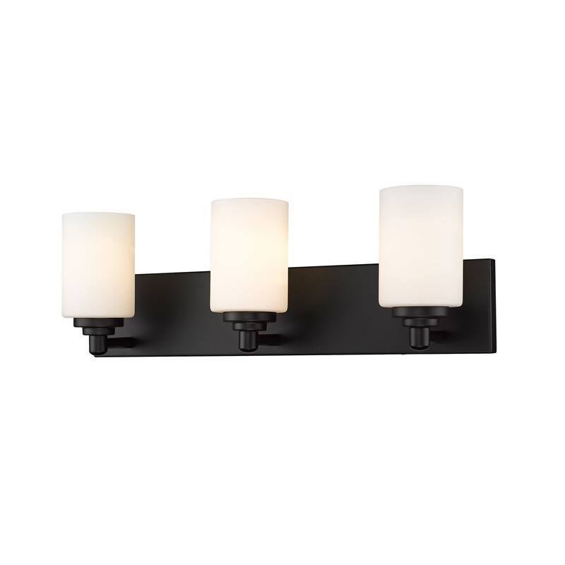 Bellevue Irene 3 Light 23" Wide Bathroom Vanity Light - Matte Black