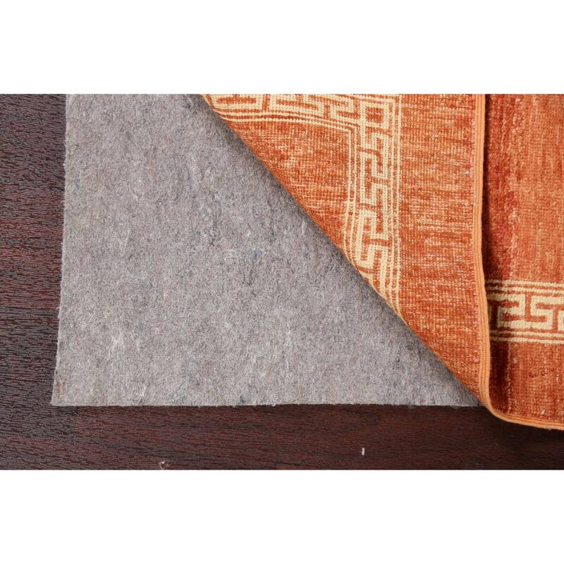 Orange Gabbeh Kashkoli Oriental Runner Rug Hand-knotted Wool Carpet - 2'7" x 9'2"