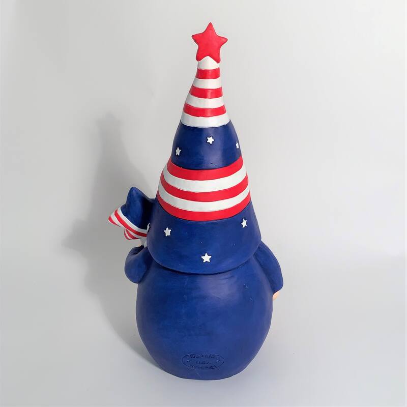 Magnesium Garden Gnome Holding Star Lollipop