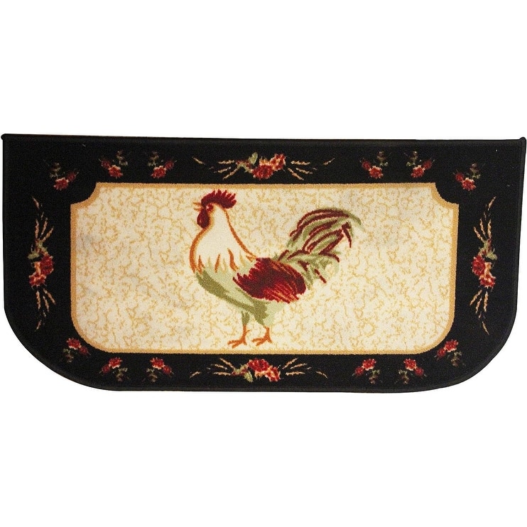 Kashi Home Kitchen Rug, Printed Durable Non Slip Floor Mat, Pretty Farmhouse Design