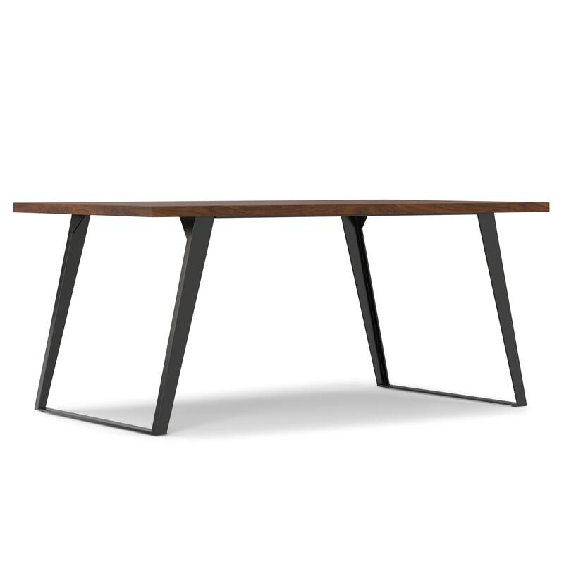 WyndenHall Mitchell 66 inch x 40 inch Rectangle Modern Industrial Dining Table - 66 inches wide