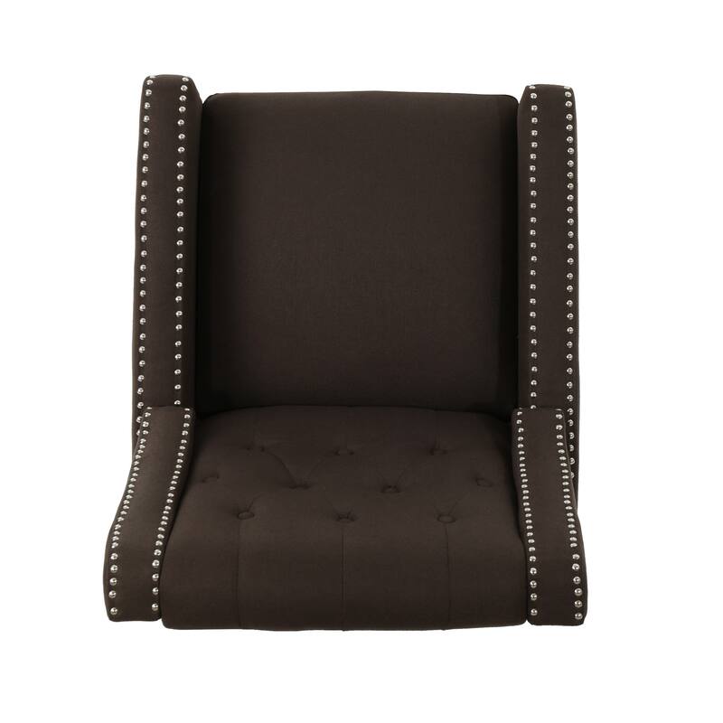 Roomfitters Classic Fabric Push Back Chair, Elegant Recliner for Living Room, Bedroom
