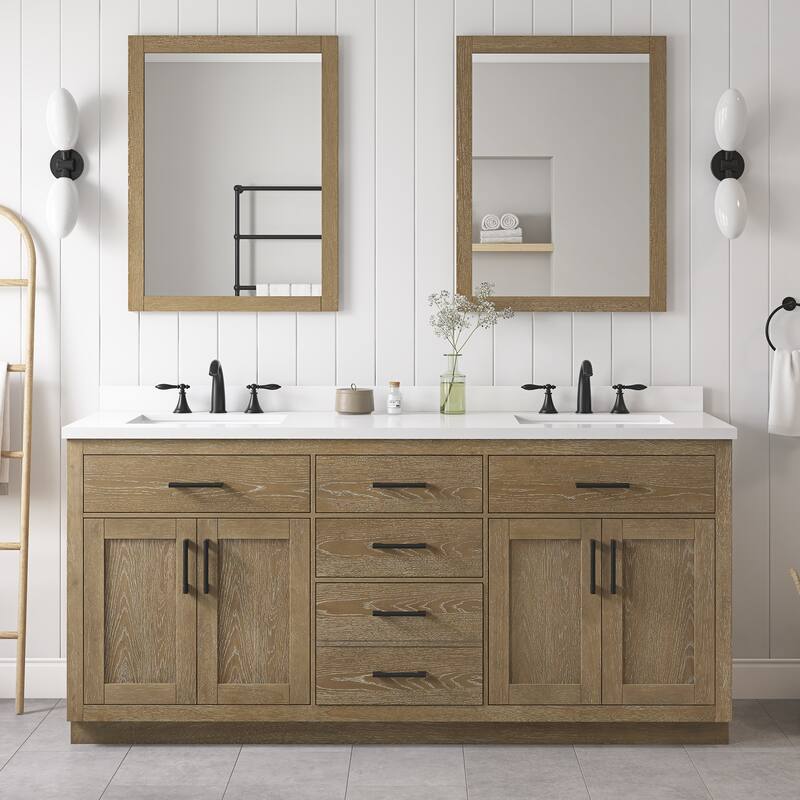 Bailey Bathroom Vanity with Power Bar