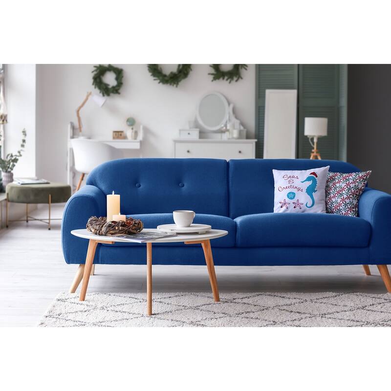 Seas and Greetings Christmas Accent Pillow