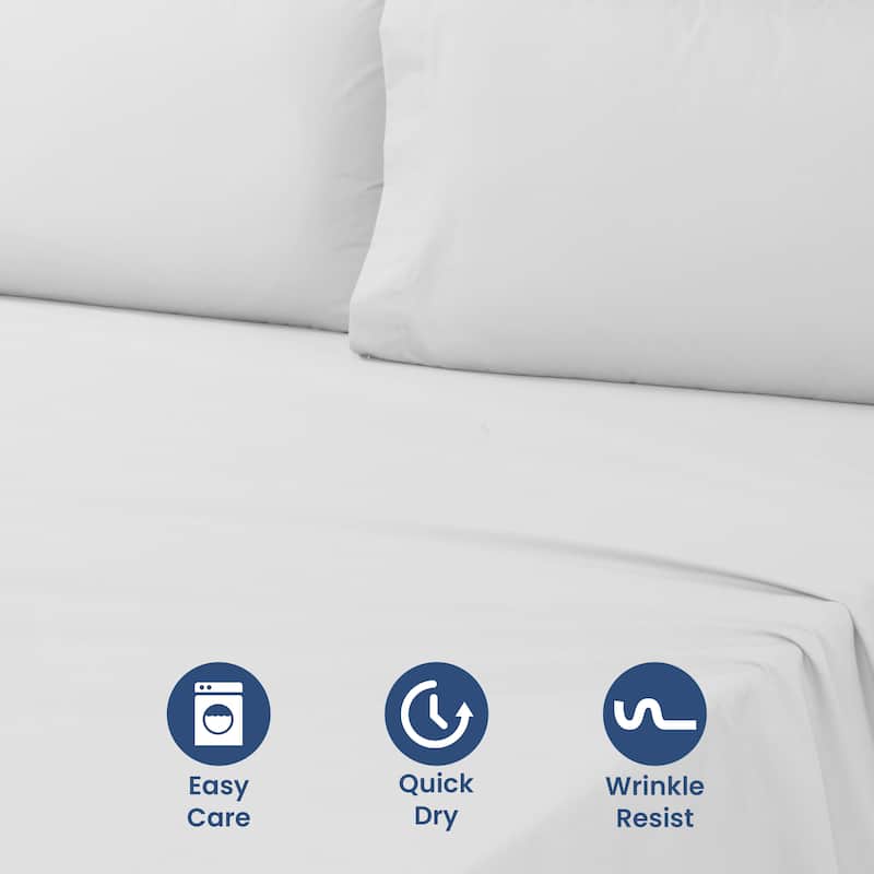 Martex Easy Care - Soft Breathable Wrinkle Resistant Pillowcase Pair