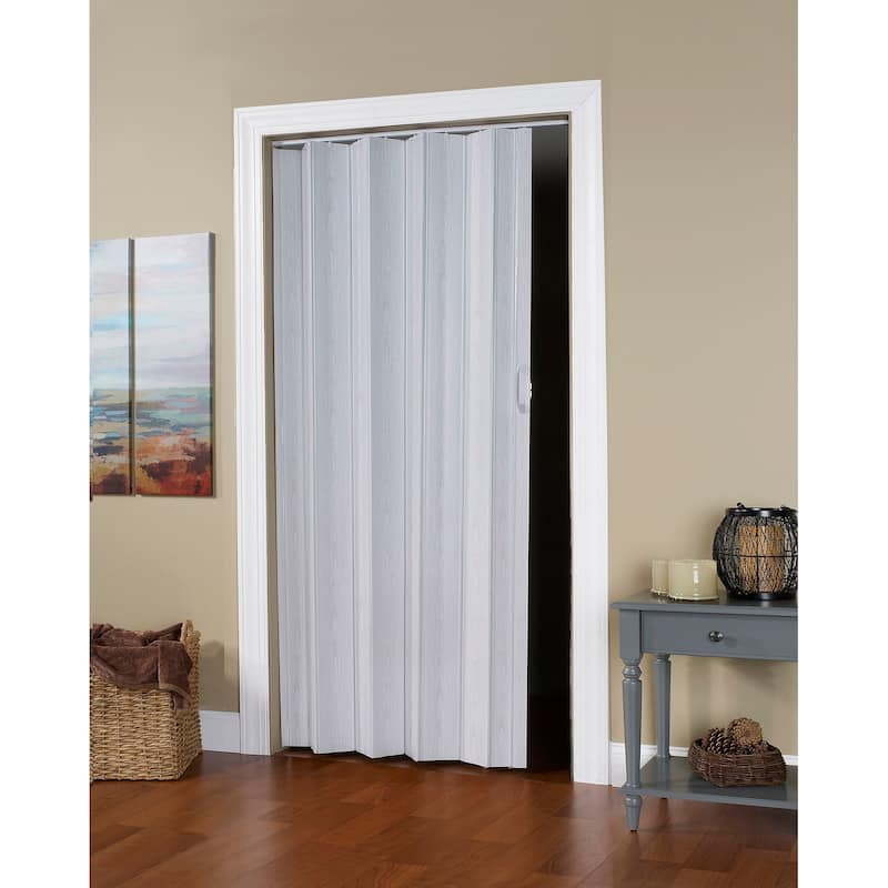 Spectrum Via White Mist PVC 48-inch Folding Door