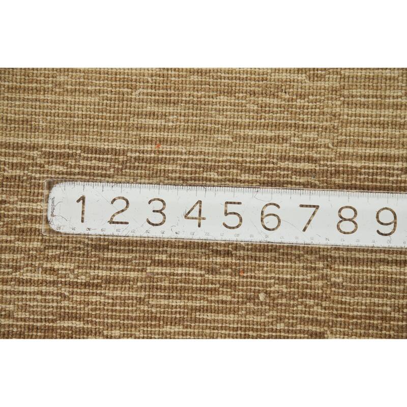 Hand Knotted Oriental 100% Wool Carpet Tribal Tribal Beige & Ivories Gabbeh Area Rug - 7' 6'' X 5' 5''