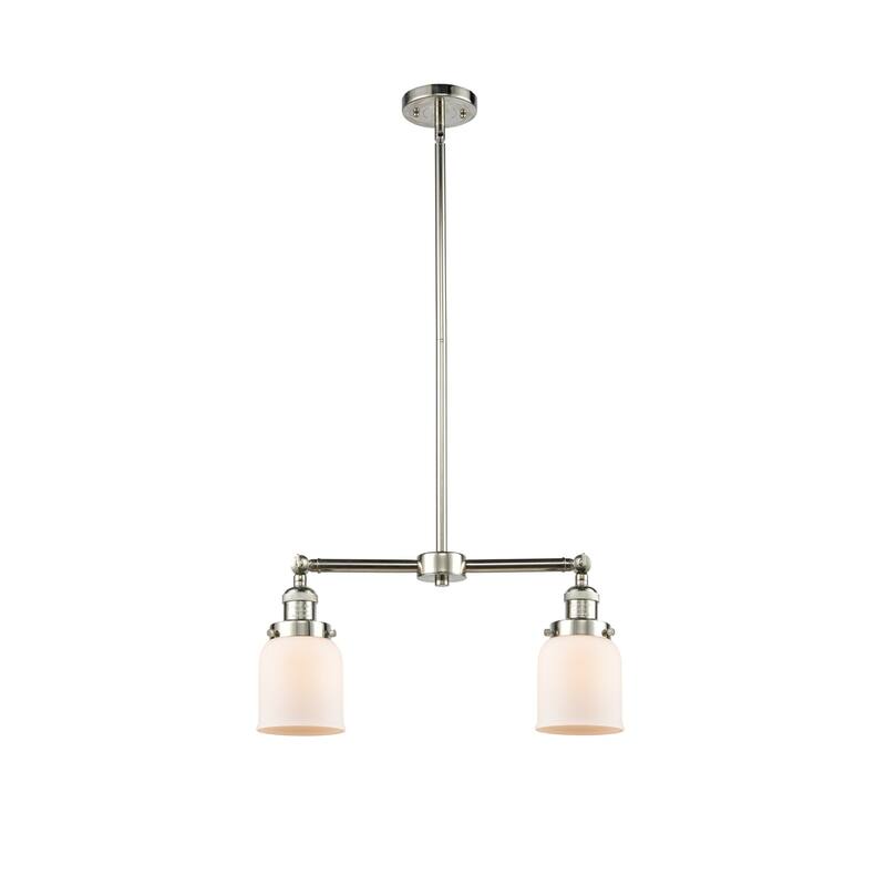 Innovations Lighting Small Bell 2 Light 21" Wide Linear Chandelier