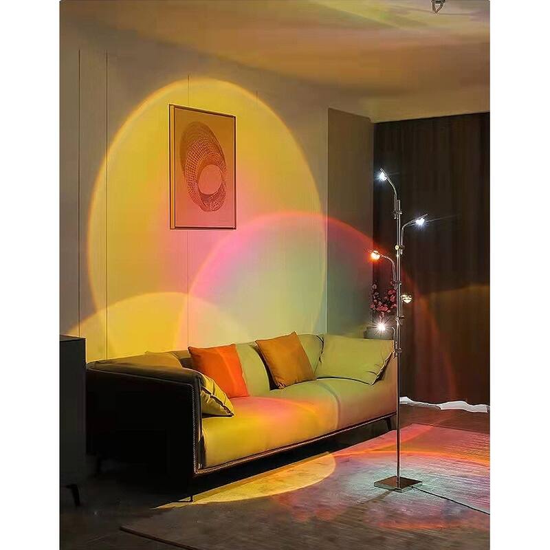 5-Head Projector Floor Lamp