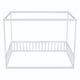 preview thumbnail 46 of 49, Full Size Canopy Frame Floor Bed with Fence