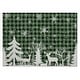 preview thumbnail 3 of 5, Machine Washable Indoor/ Outdoor Christmas Plaid Chantille Rug