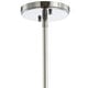 preview thumbnail 57 of 66, Cleo Adjustable Drop Metal/Glass LED Pendant, by JONATHAN Y
