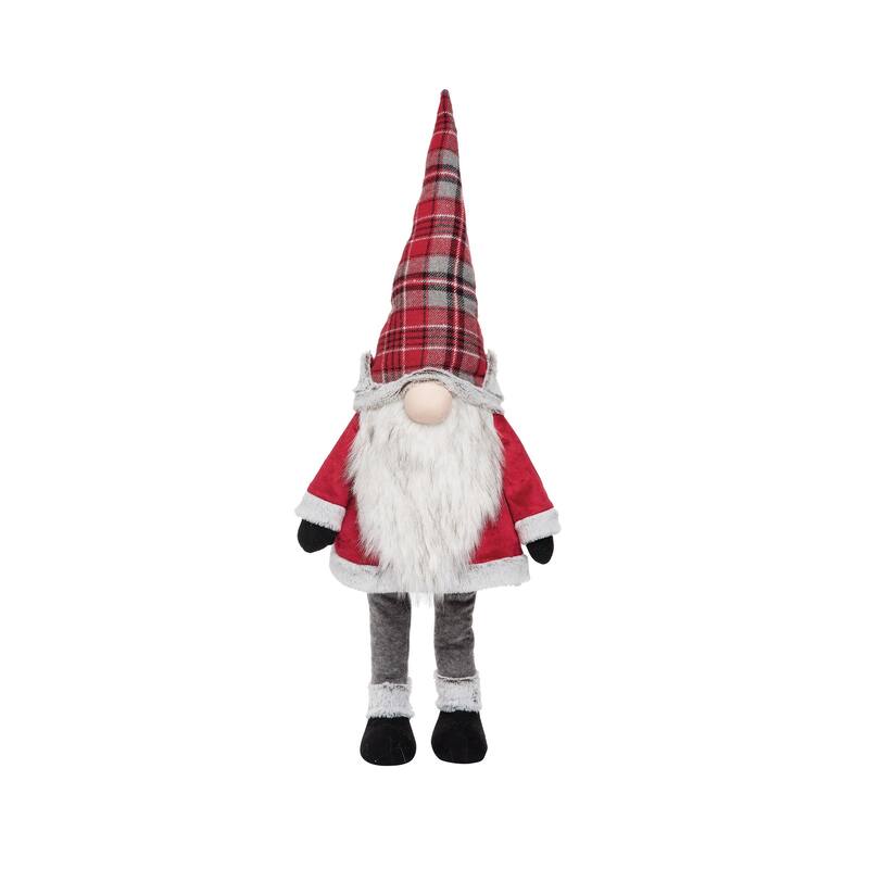 Lumberjack Gnome Bobbing Christmas Medium Figuine