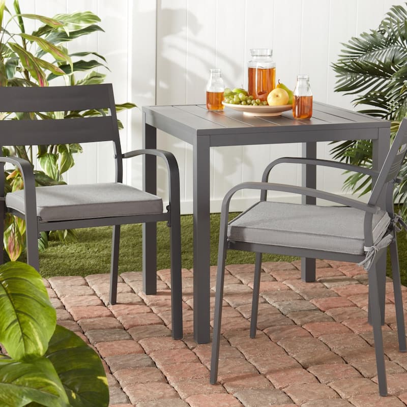 Sunbrella Indoor/ Outdoor 17-inch Square Corded Chair Pad (Set of 2)