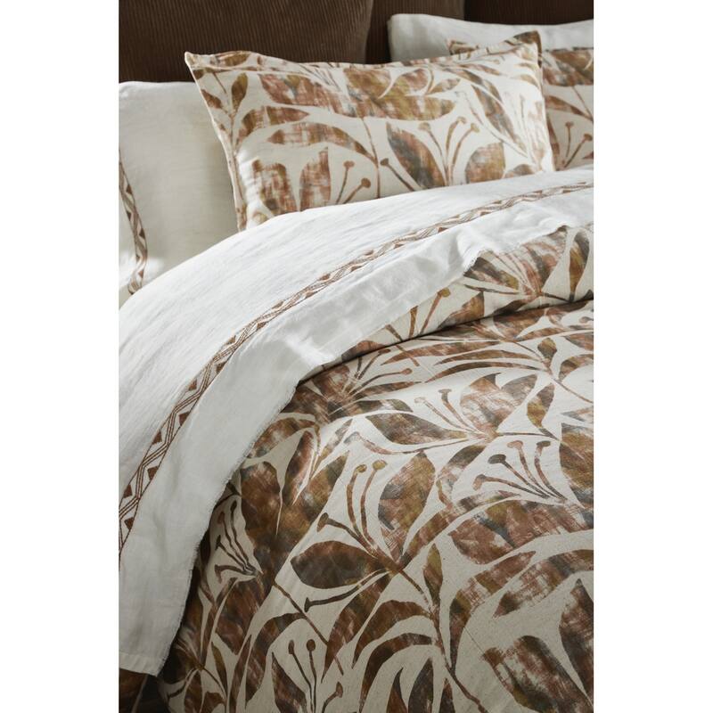 Farrah, Natural, Duvet Cover Set