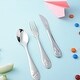 preview thumbnail 1 of 2, Fruits and Berries Stainless Steel Kid's Flatware Set of 4 - 7"