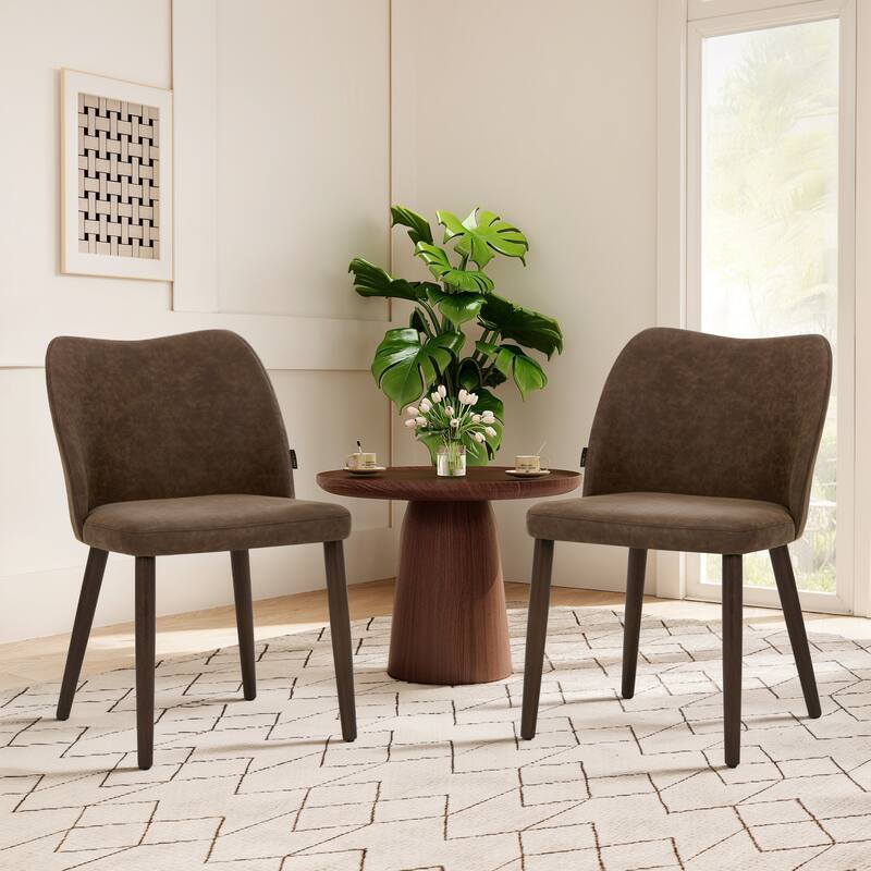 Modern Dining Chairs Upholstered Kitchen Chairs (set of 2)
