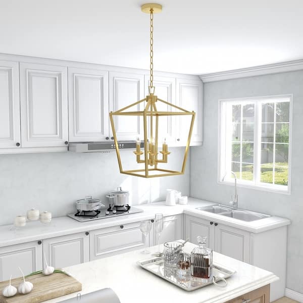 6 Soft Gold Light Pendant 10.72"x10.72"x24" On Sale Bed Bath