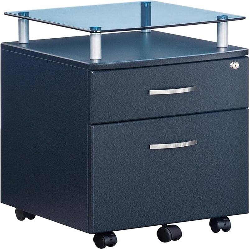 Rolling File Cabinet - 17.5"D x 15.75"W x 24"H