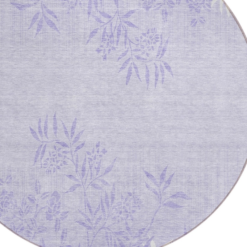 HomeRoots Floral Transitional Rectangle Outdoor Rug