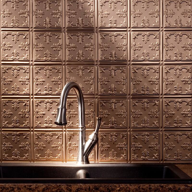 FASÄDE Traditional Style 10 Decorative Vinyl Backsplash Panel