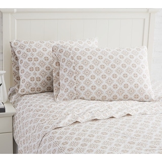 Aztec Dreams 100% Cotton Extra Deep Pocket 4-piece Bed Sheet Set